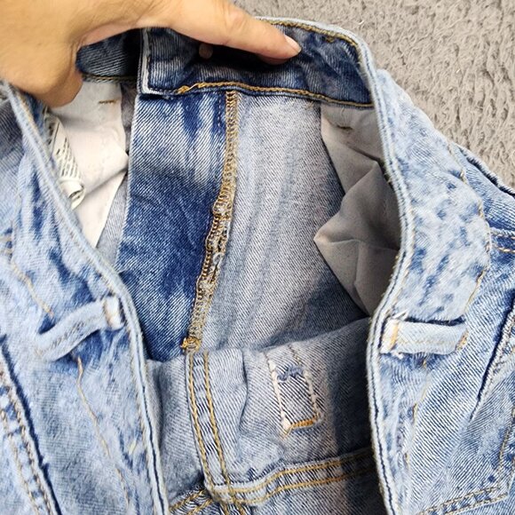 Pimkie Jeans Womens 28 Medium Wash Cotton High Rise Straight - Picture 11 of 14